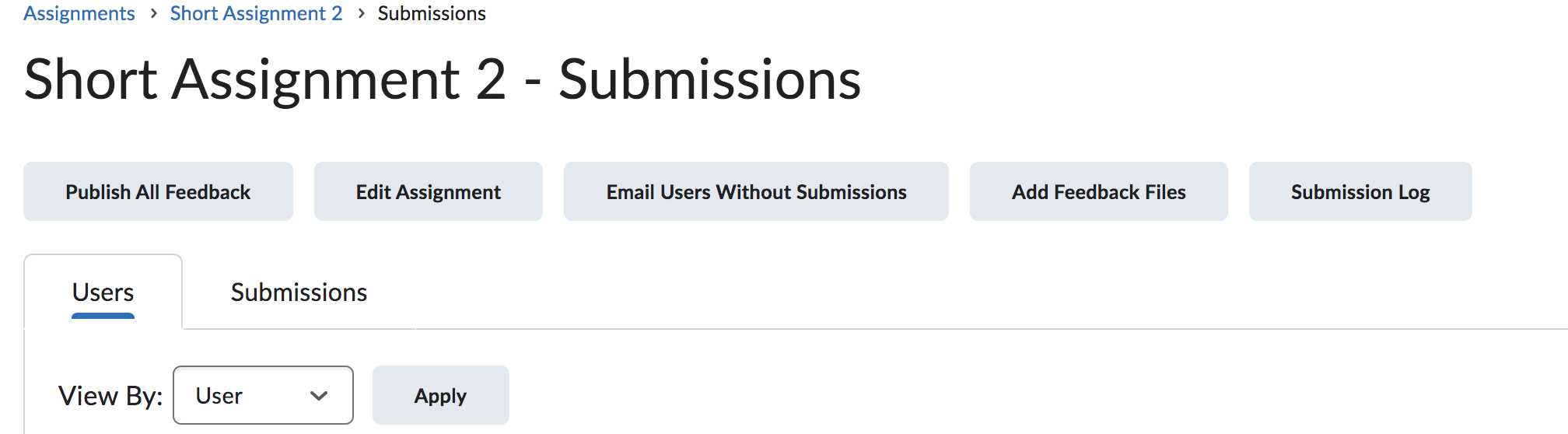 assignment
